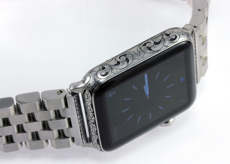 Hand Engraved Apple Watch