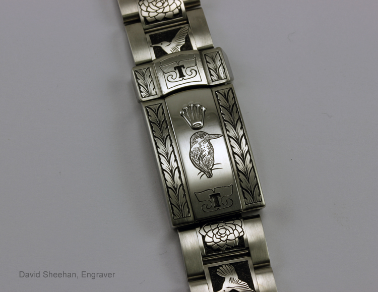 Hand Engraved Rolex
