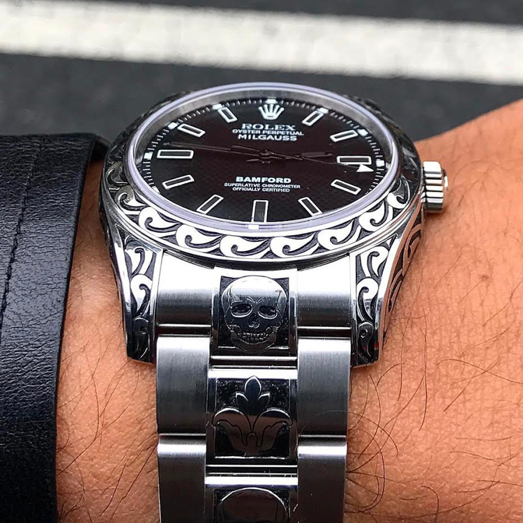 hand engraved rolex for sale