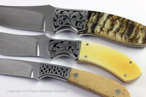 Engraved Custom Knives