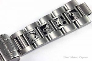 Hand Engraved Watch Band